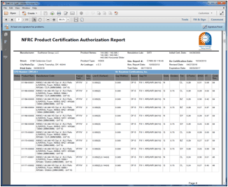 screenshot of the Excel CAR download